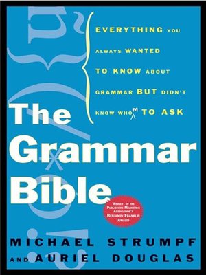 cover image of The Grammar Bible